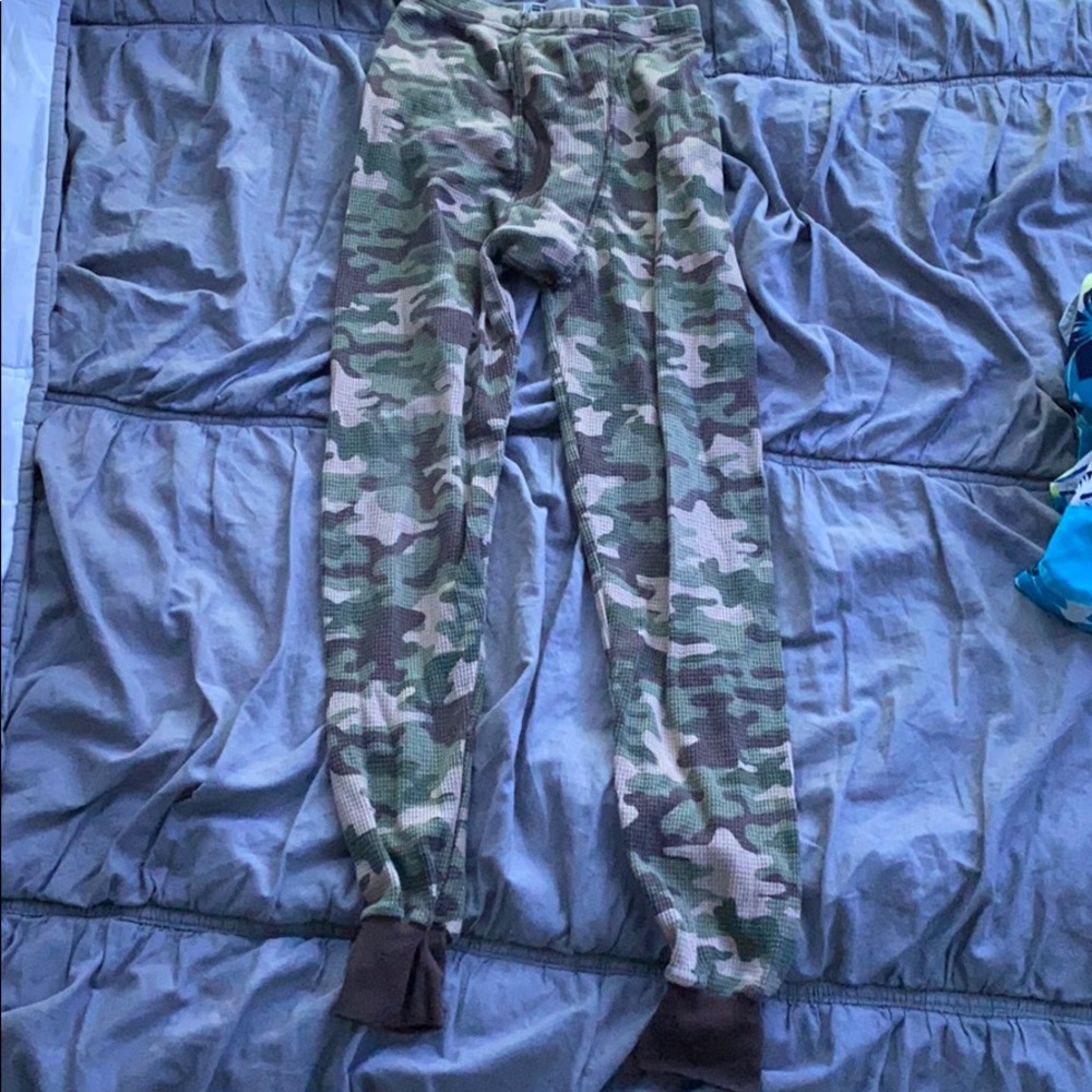 Boys camo long johns